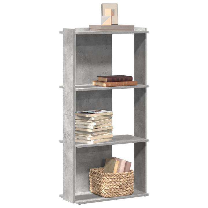 Bibliothèque 3 Niveaux 60X30X120Cm Bois D'ingénierie