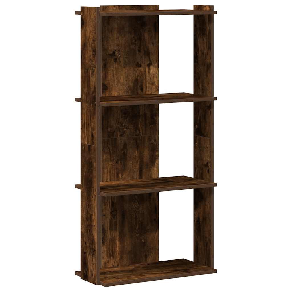 Bibliothèque 3 Niveaux 60X30X120Cm Bois D'ingénierie