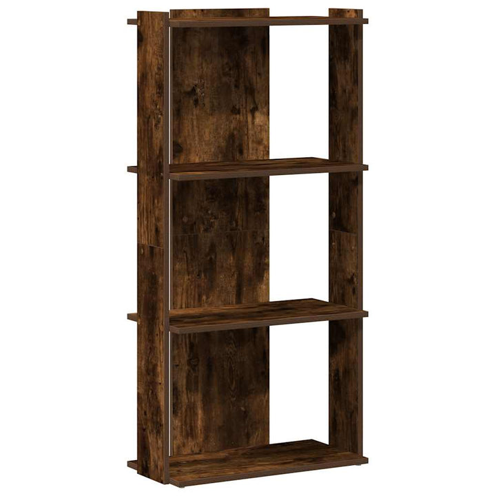 Bibliothèque 3 Niveaux 60X30X120Cm Bois D'ingénierie