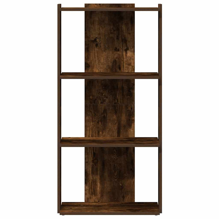 Bibliothèque 3 Niveaux 60X30X120Cm Bois D'ingénierie