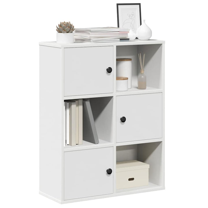 Bibliothèque 89X24X101,5 Cm Bois D'ingénierie Blanc