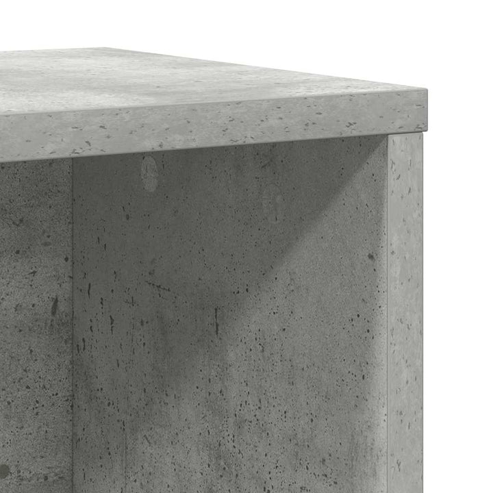 Bibliothèque 60X24X76,5 Cm Bois D'ingénierie Gris Béton