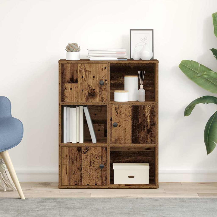 Bibliothèque 60X24X76,5 Cm Bois D'ingénierie Vieux Bois
