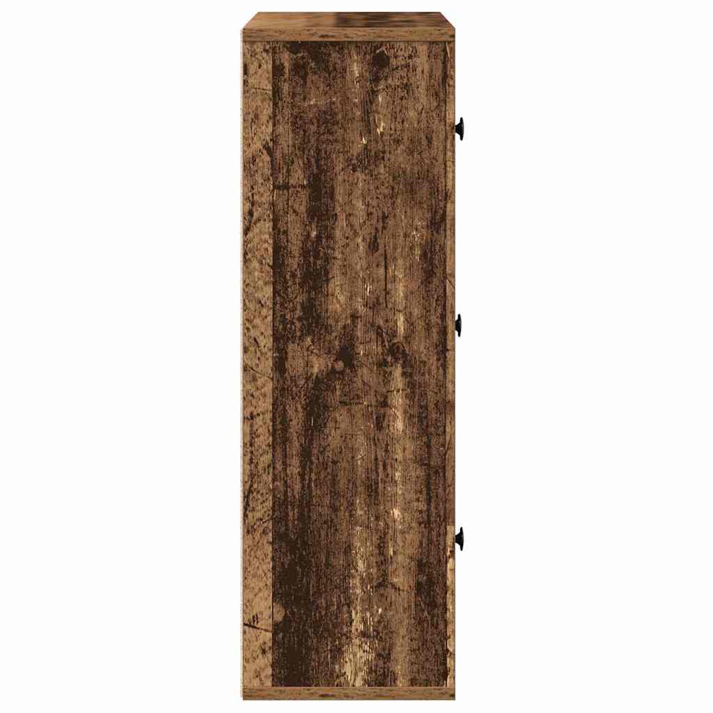 Bibliothèque 60X24X76,5 Cm Bois D'ingénierie Vieux Bois