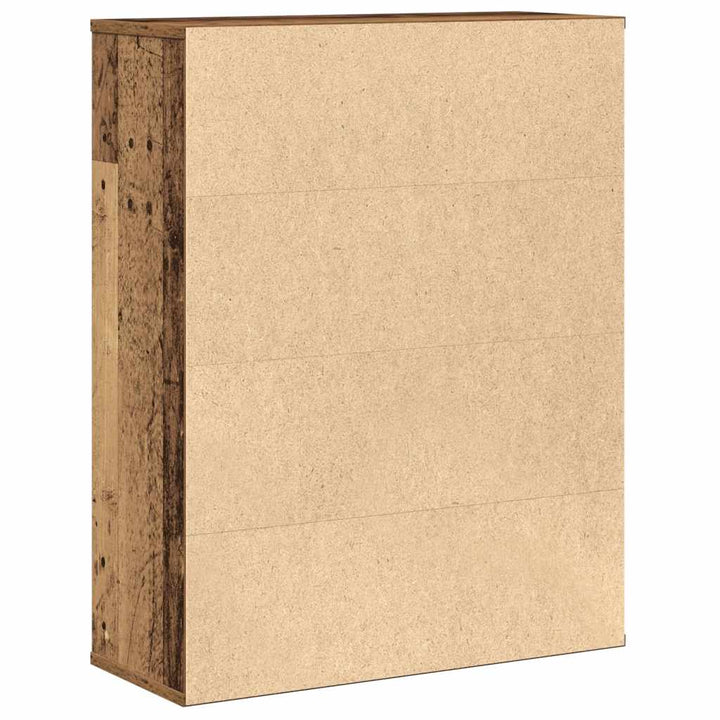 Bibliothèque 60X24X76,5 Cm Bois D'ingénierie Vieux Bois