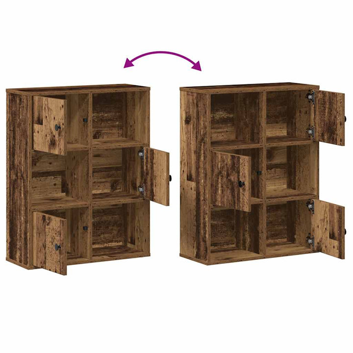 Bibliothèque 60X24X76,5 Cm Bois D'ingénierie Vieux Bois