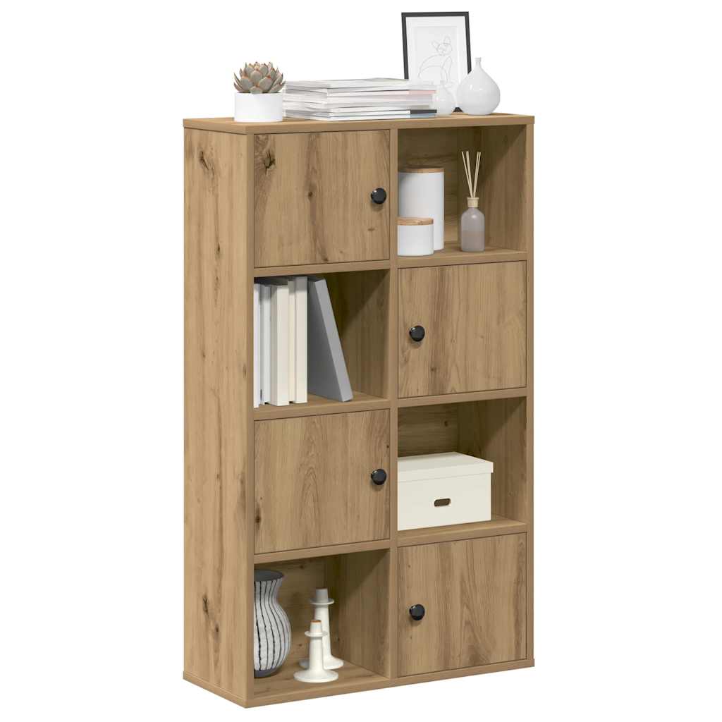 Bibliothèque 89X24X101,5 Cm Bois D'ingénierie Chêne Artisanal