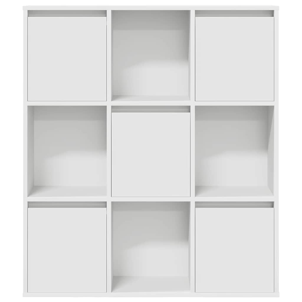 Bibliothèque 89X24X101,5 Cm Bois D'ingénierie Blanc
