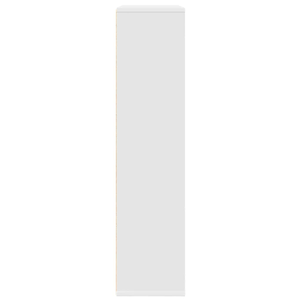 Bibliothèque 89X24X101,5 Cm Bois D'ingénierie Blanc