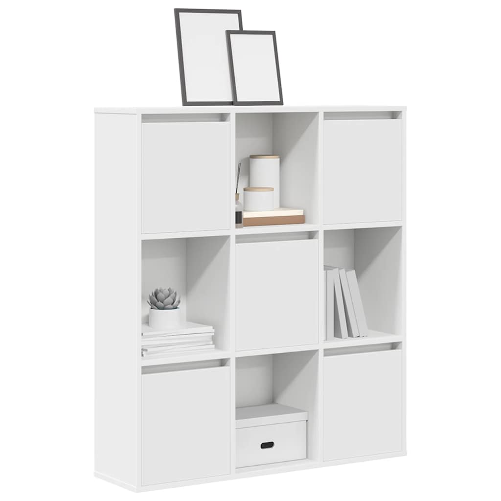 Bibliothèque 89X24X101,5 Cm Bois D'ingénierie Blanc