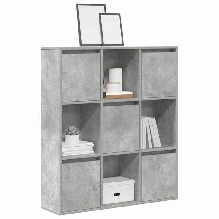 Bibliothèque 60X24X76,5 Cm Bois D'ingénierie Gris Béton