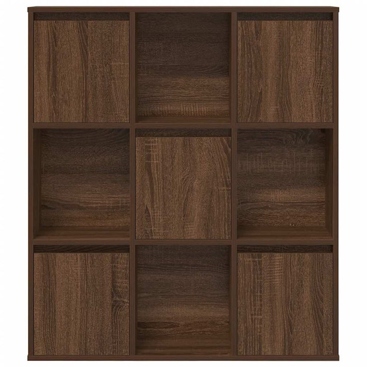Bibliothèque 89X24X101,5 Cm Bois D'ingénierie Chêne Marron
