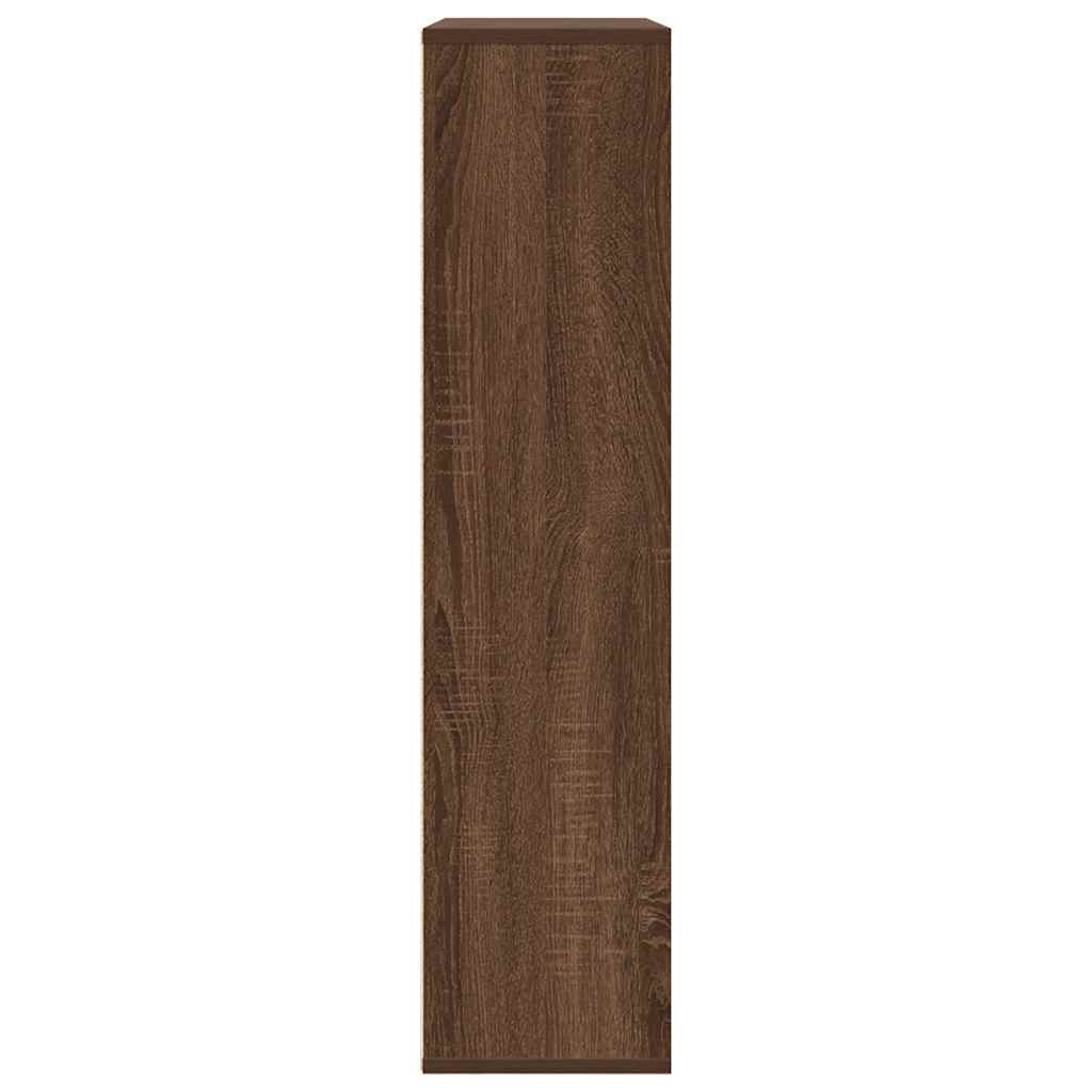 Bibliothèque 89X24X101,5 Cm Bois D'ingénierie Chêne Marron