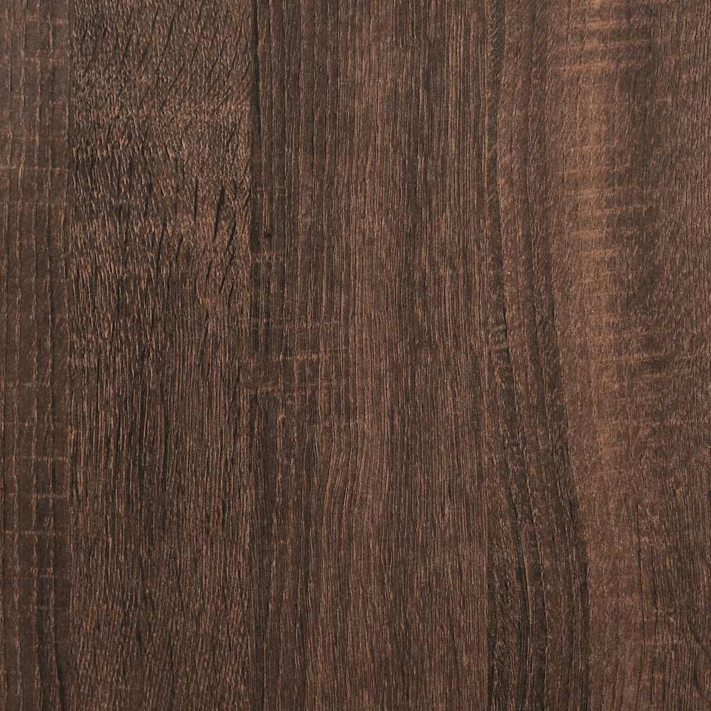 Bibliothèque 89X24X101,5 Cm Bois D'ingénierie Chêne Marron