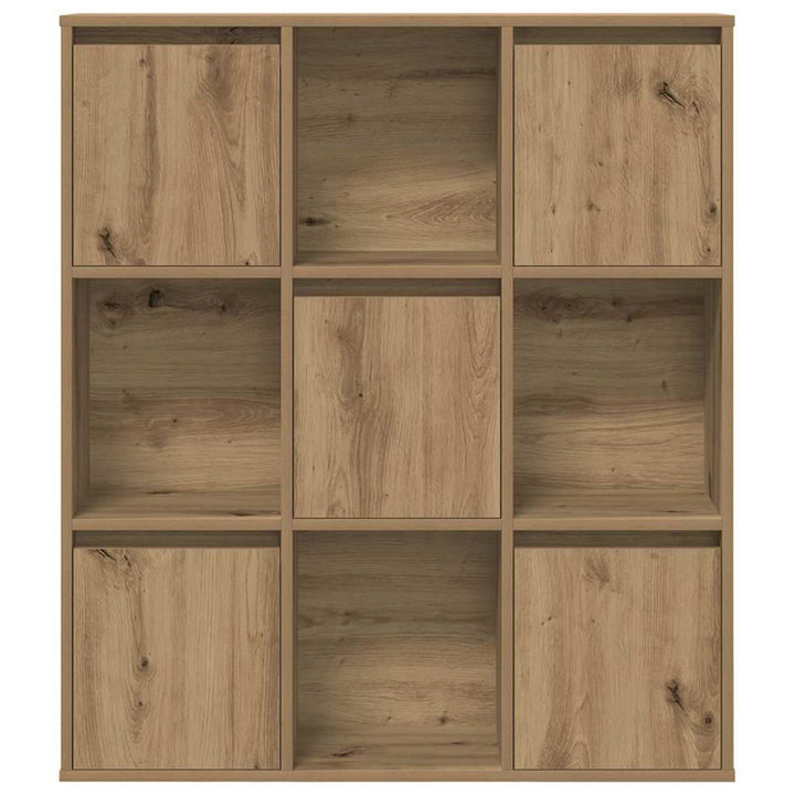 Bibliothèque 89X24X101,5 Cm Bois D'ingénierie Chêne Artisanal