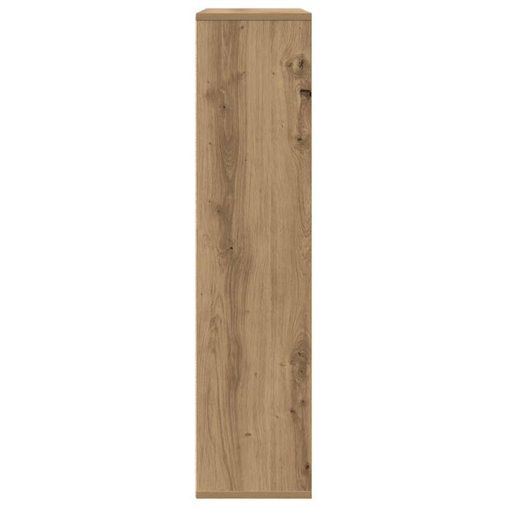 Bibliothèque 89X24X101,5 Cm Bois D'ingénierie Chêne Artisanal