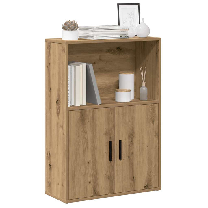 Bibliothèque Chêne 60X24X Bois D'ingénierie