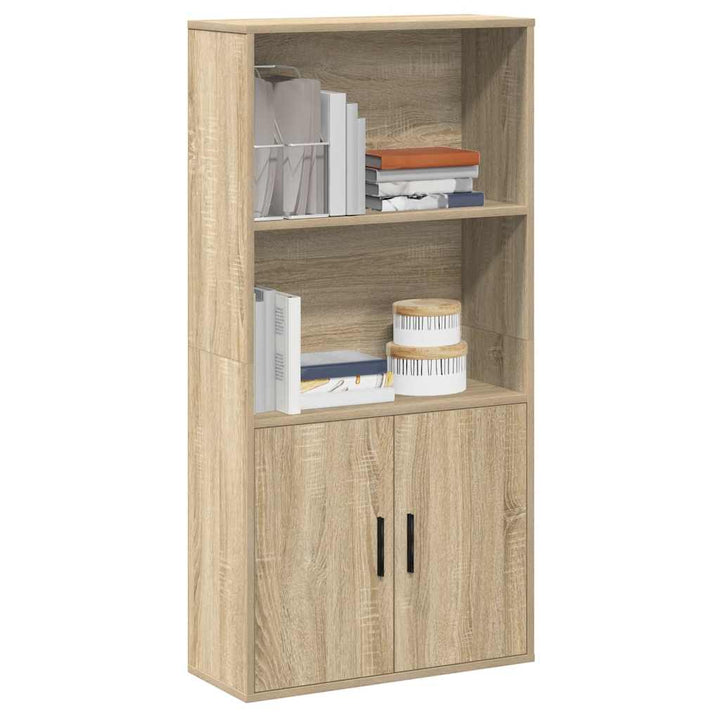 Bibliothèque Chêne 60X24X Bois D'ingénierie