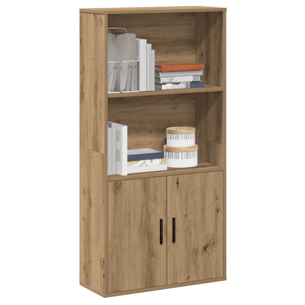 Bibliothèque Chêne 60X24X Bois D'ingénierie