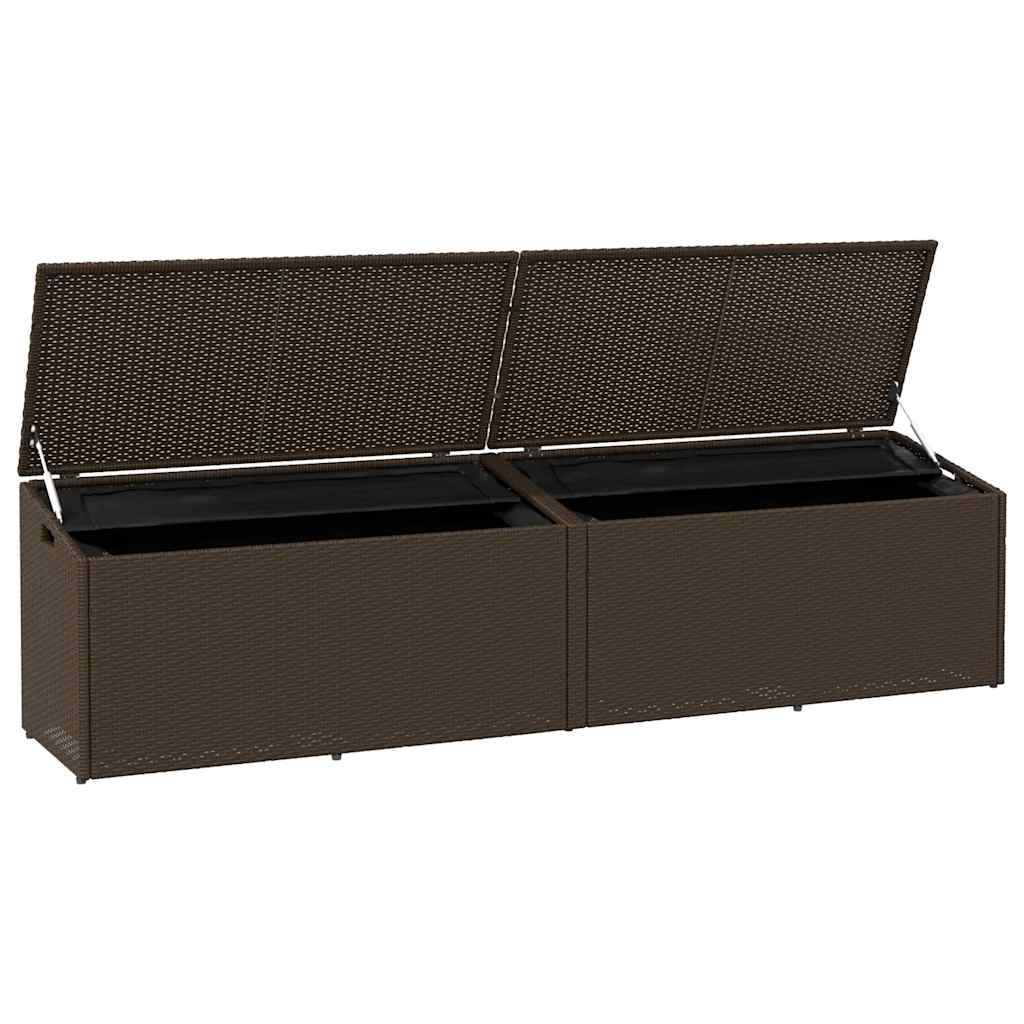 Boîte De Rangement De Jardin Résine Tressée