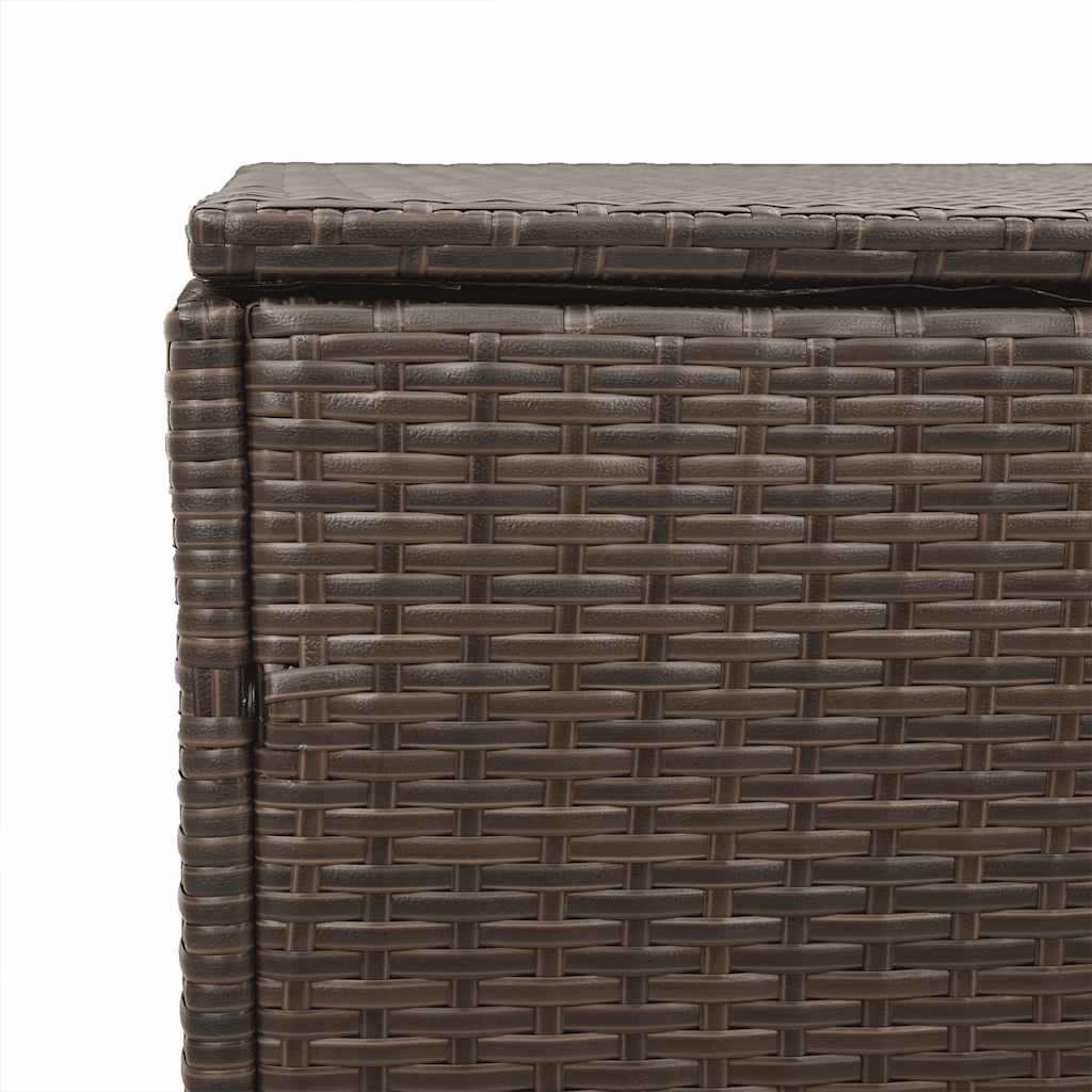 Boîte De Rangement De Jardin Résine Tressée