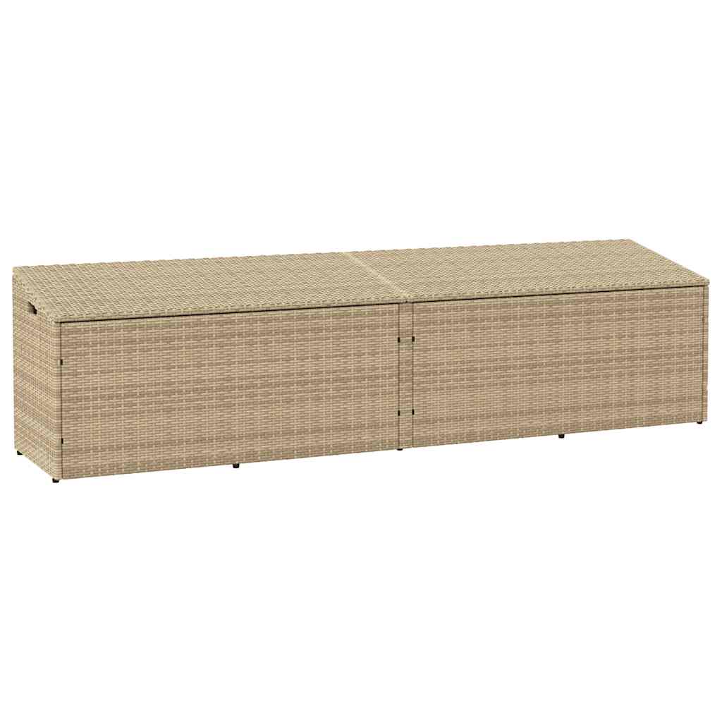 Boîte De Rangement De Jardin Résine Tressée