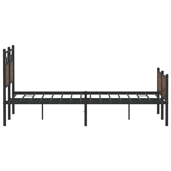Cadre De Lit Sans Matelas Chêne Marron