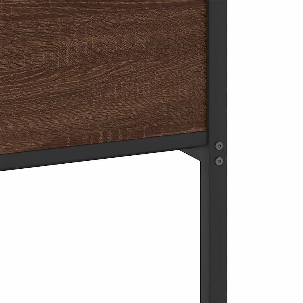 Cadre De Lit Sans Matelas Chêne Marron