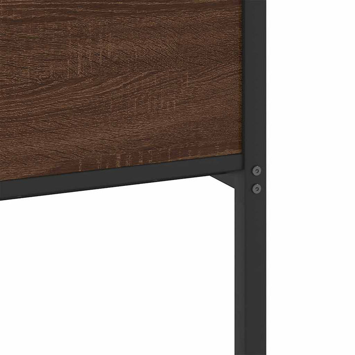 Cadre De Lit Sans Matelas Chêne Marron