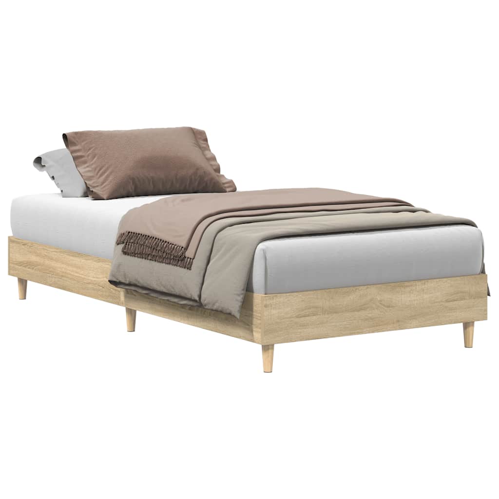 Cadre De Lit Sans Matelas Chêne Sonoma