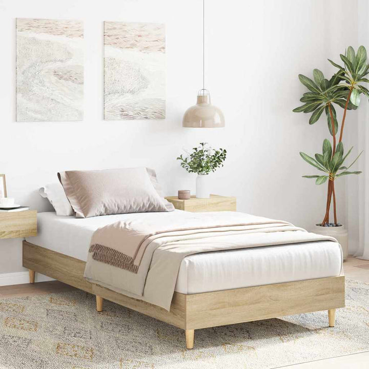 Cadre De Lit Sans Matelas Chêne Sonoma