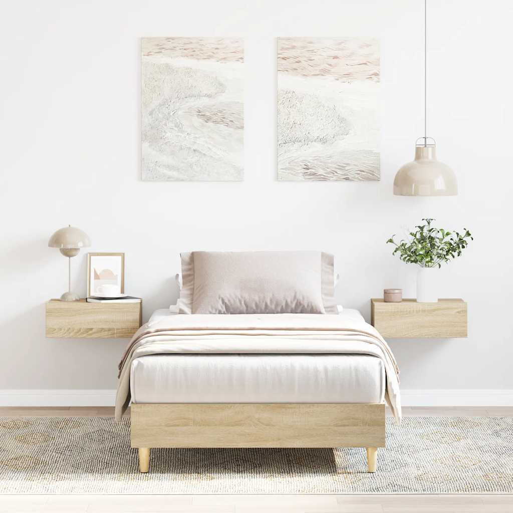 Cadre De Lit Sans Matelas Chêne Sonoma