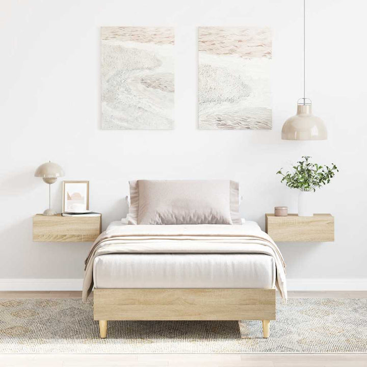 Cadre De Lit Sans Matelas Chêne Sonoma