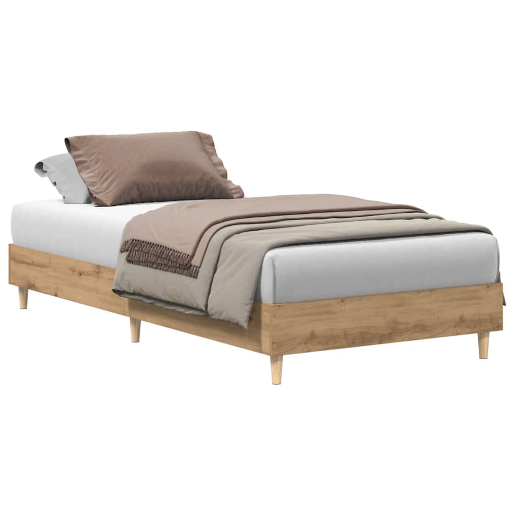 Cadre De Lit Sans Matelas Chêne Artisanal Artisian Oak