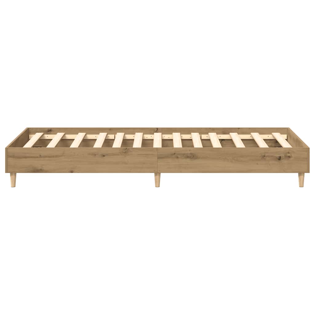 Cadre De Lit Sans Matelas Chêne Artisanal Artisian Oak