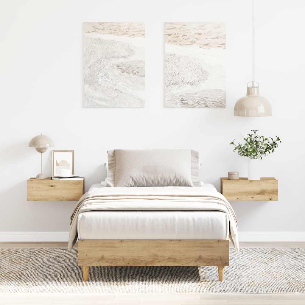 Cadre De Lit Sans Matelas Chêne Artisanal Artisian Oak