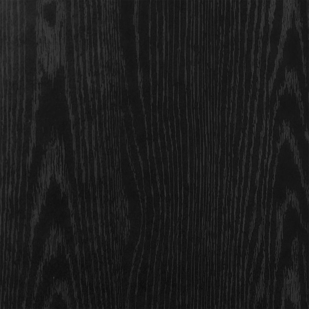 Cadre De Lit Sans Matelas 90X200Cm Bois D'ingénierie Chêne Noir