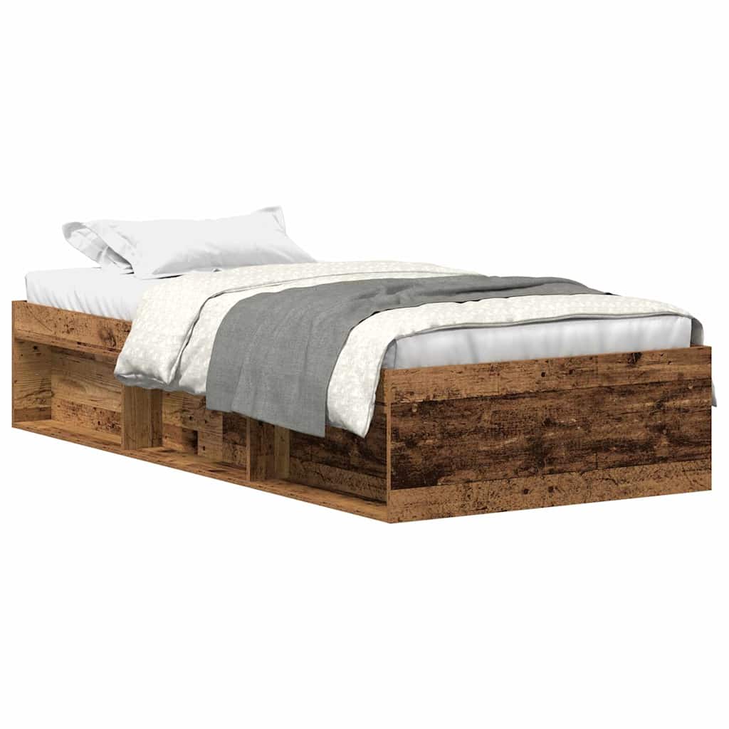 Cadre De Lit Sans Matelas Bois Ingénierie Vieux Bois