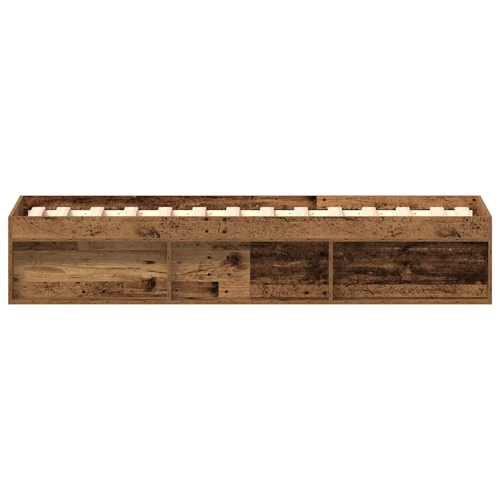 Cadre De Lit Sans Matelas Bois Ingénierie Vieux Bois