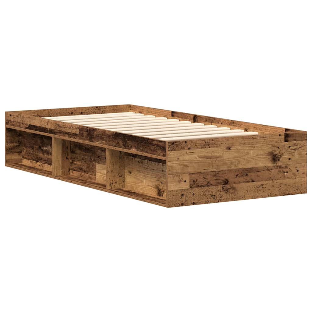 Cadre De Lit Sans Matelas Bois Ingénierie Vieux Bois