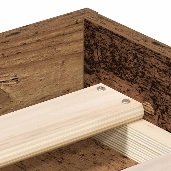 Cadre De Lit Sans Matelas Bois Ingénierie Vieux Bois