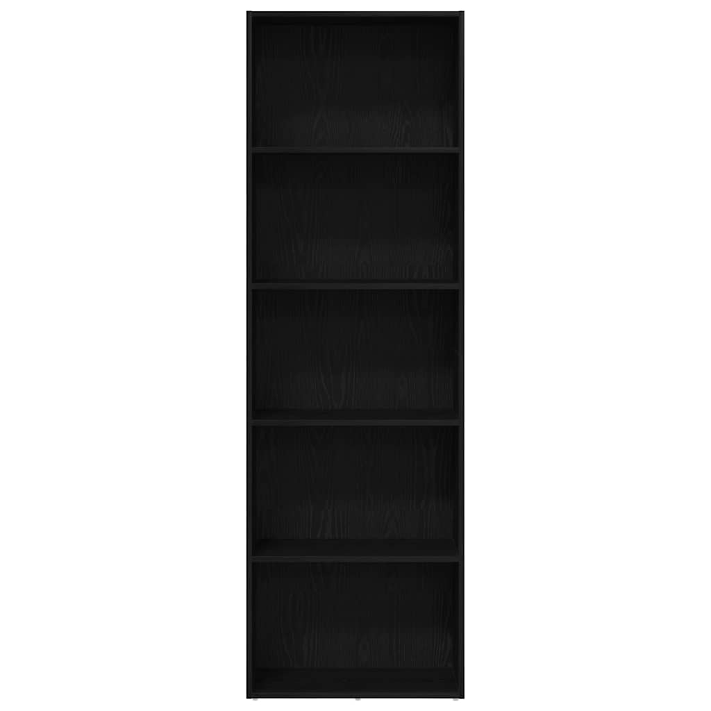 Bibliothèque 60X30X Bois D'ingénierie Chêne Noir