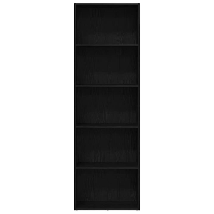 Bibliothèque 60X30X Bois D'ingénierie Chêne Noir