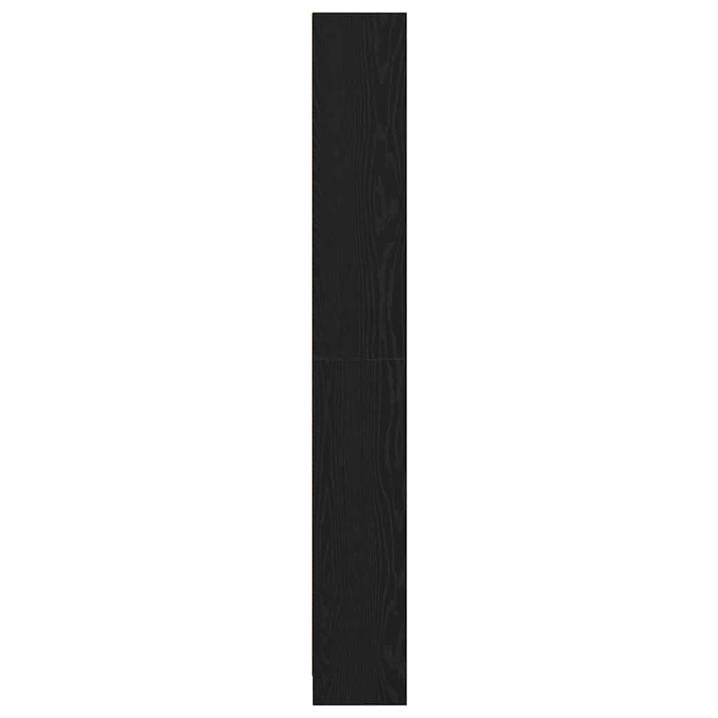 Bibliothèque En - 60 X 24 X , Bois Ingénieré Chêne Noir