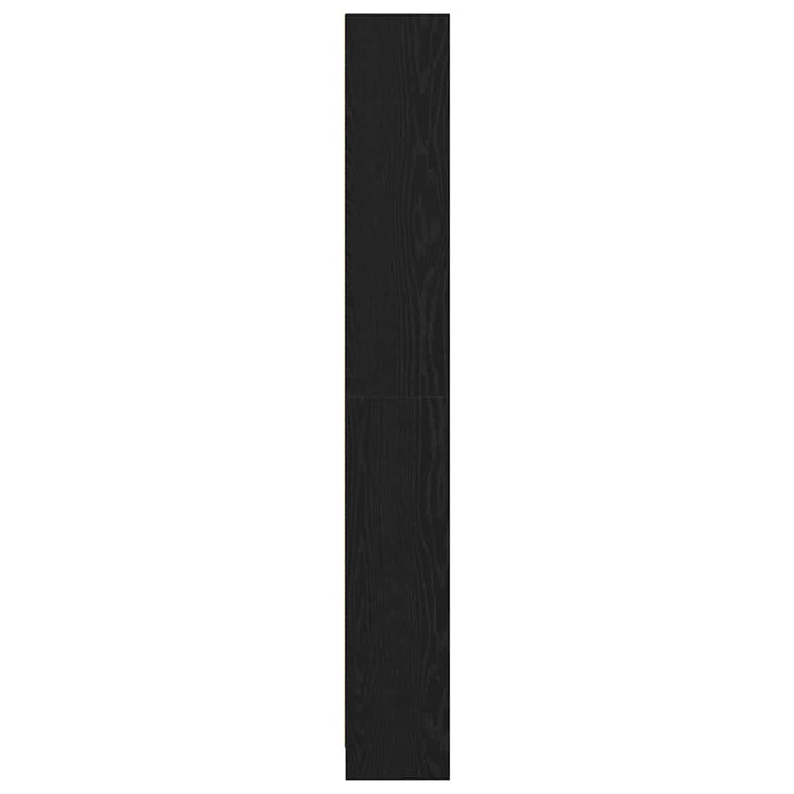 Bibliothèque En - 60 X 24 X , Bois Ingénieré Chêne Noir