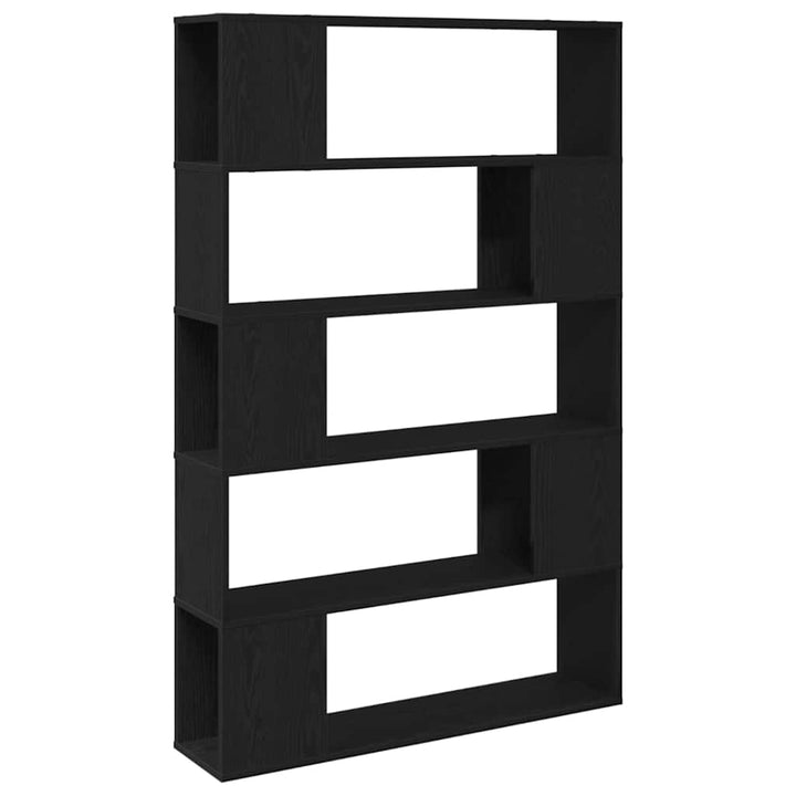 Bibliothèque Noir Chêne Bois D'ingénierie Chêne Noir