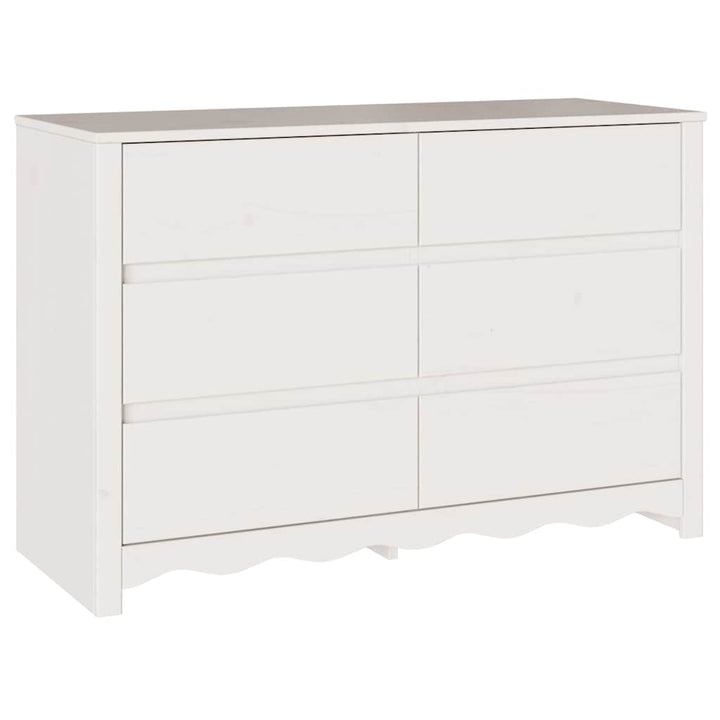 Commode  &quot;Drammen&quot; He 111X43X73,5 Cm En Bois Massif De Pin