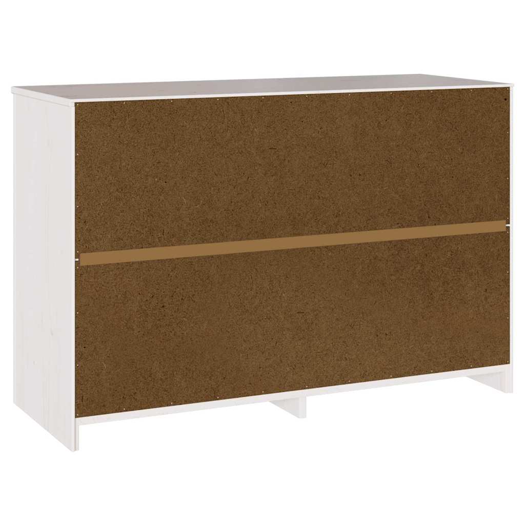 Commode  &quot;Drammen&quot; He 111X43X73,5 Cm En Bois Massif De Pin