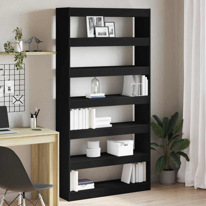 Bibliothèque Bois D'ingénierie 100 X 30 X 198 Cm