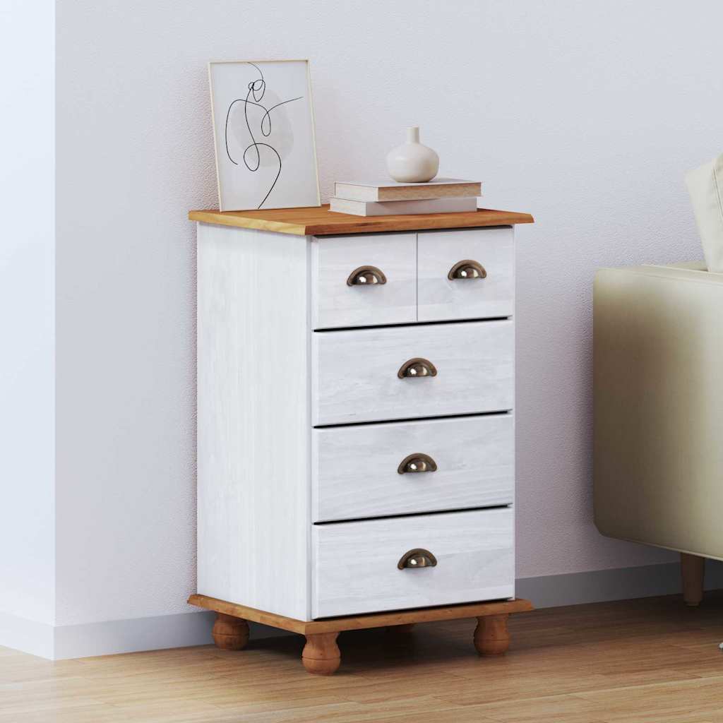 Commode 'Askim' 45,8X40X79 Cm Bois Massif Pin